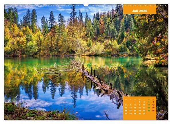 Produktbild: WANDERN &uuml;ber Stock und Stein in der Schweiz (hochwertiger Premium Wandkalender 2026 DIN A2 quer), Kunstdruck in Hochglanz