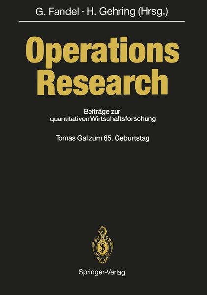 Produktbild: Operations Research