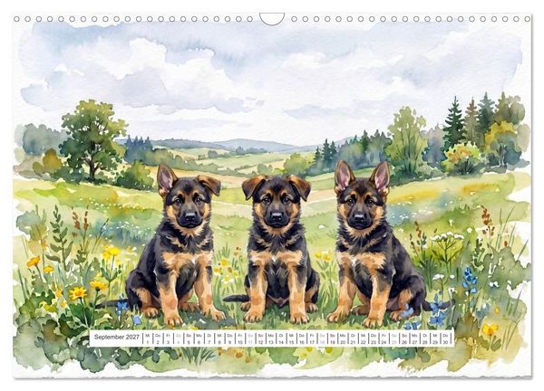 Produktbild: Treue Gef&auml;hrten (Wandkalender 2027 DIN A3 quer), CALVENDO Monatskalender