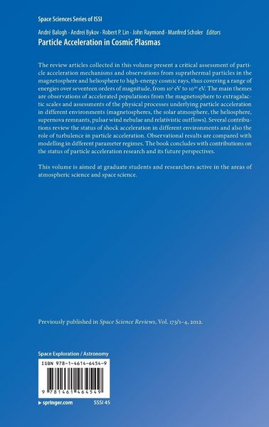 Produktbild: Particle Acceleration in Cosmic Plasmas