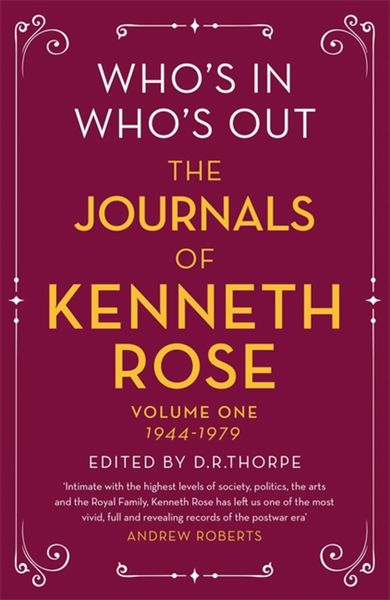 Produktbild: Who's In, Who's Out: The Journals of Kenneth Rose