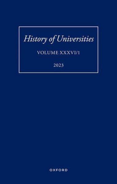 Produktbild: History of Universities: Volume XXXVI / 1