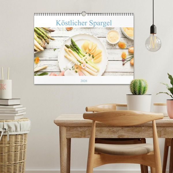 Produktbild: K&ouml;stlicher Spargel (Wandkalender 2026 DIN A3 quer), CALVENDO Monatskalender