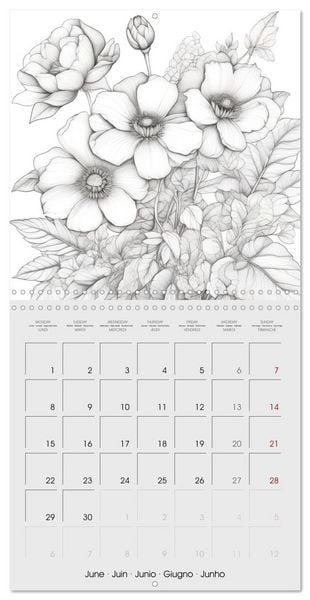 Produktbild: Le monde v&eacute;g&eacute;tal (Calendrier mural carr&eacute; 2026 30x30 cm) Calendrier double avec une page pour vos prises de notes