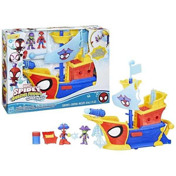 Produktbild: Marvel Water-Webs Ahoi Piratenschiff Mit Seifenblasen