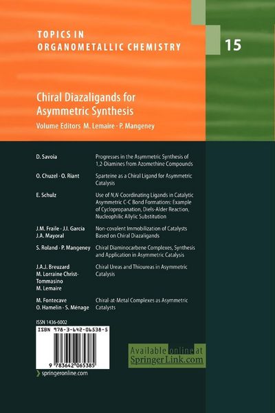 Produktbild: Chiral Diazaligands for Asymmetric Synthesis
