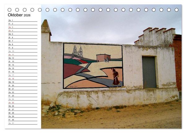 Produktbild: Jakobsweg - Camino Frances (Tischkalender 2026 DIN A5 quer), CALVENDO Monatskalender