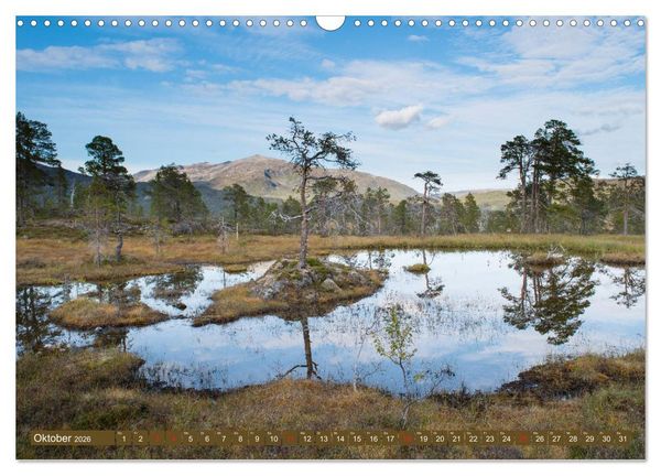 Produktbild: Wandern - In Norwegen und Schweden (Wandkalender 2026 DIN A3 quer), CALVENDO Monatskalender