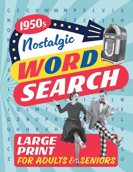Produktbild: Nostalgic Word Search for Adults and Seniors (Large/Big Print)