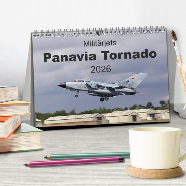 Produktbild: Milit&auml;rjets Panavia Tornado (Tischkalender 2026 DIN A5 quer), CALVENDO Monatskalender