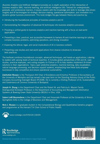 Produktbild: Business Analytics and Artificial Intelligence