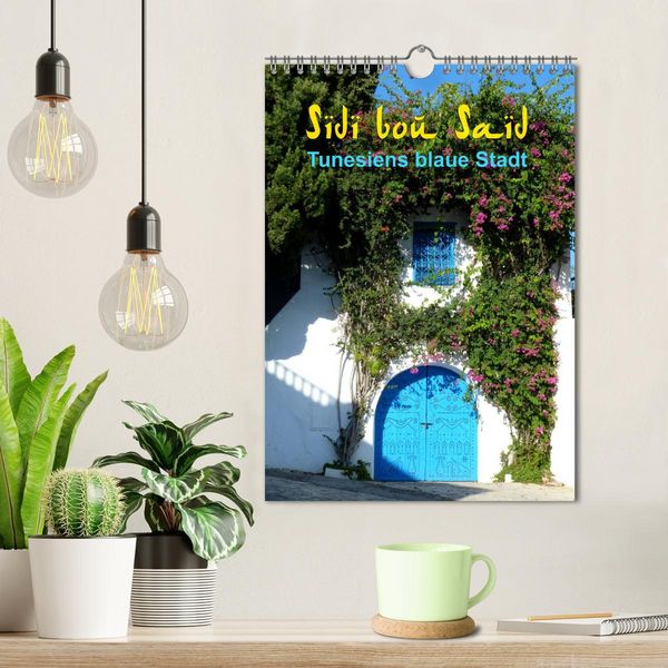 Produktbild: Sidi bou Sa&iuml;d - Die blaue Stadt Tunesiens (Wandkalender 2026 DIN A4 hoch), CALVENDO Monatskalender