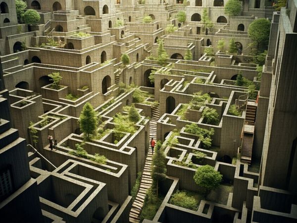 Produktbild: CALVENDO Puzzle Das Labyrinth der Illusionen | 1000 Teile Lege-Gr&ouml;&szlig;e 64x48cm Foto-Puzzle f&uuml;r gl&uuml;ckliche Stunden