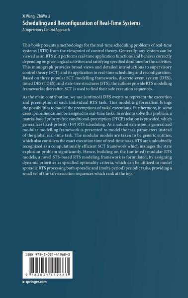 Produktbild: Scheduling and Reconfiguration of Real-Time Systems