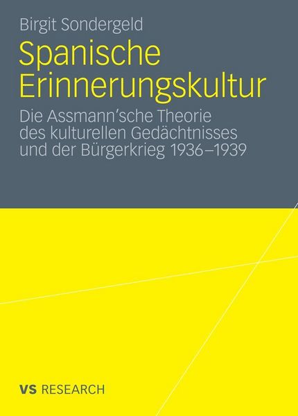 Produktbild: Spanische Erinnerungskultur