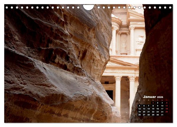 Produktbild: Petra - Felsenstadt in der W&uuml;ste (Wandkalender 2026 DIN A4 quer), CALVENDO Monatskalender