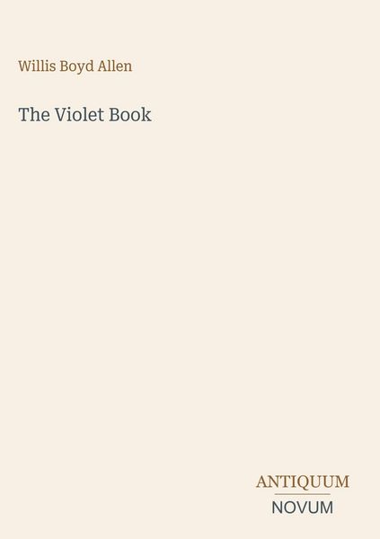 Produktbild: The Violet Book