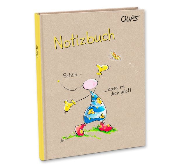 Oups Notizbuch - Gelb