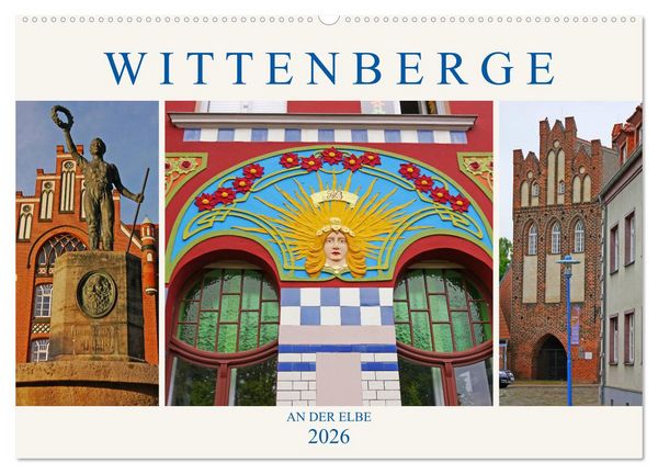 Produktbild: Wittenberge an der Elbe (Wandkalender 2026 DIN A2 quer), CALVENDO Monatskalender