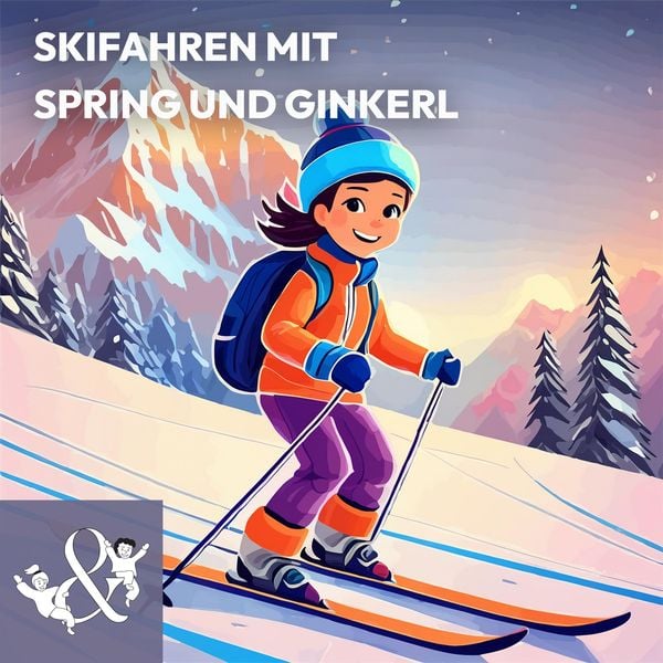 Skifahren mit Spring und Ginkerl