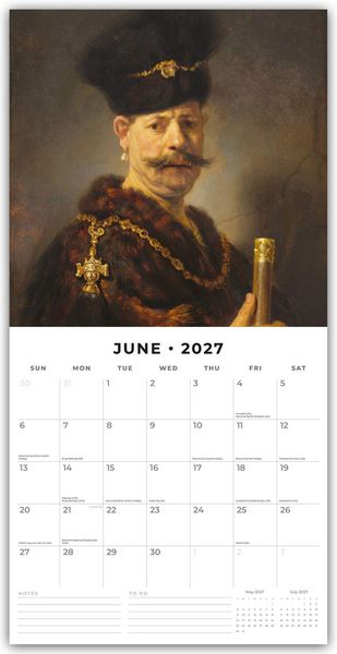 Produktbild: Rembrandt 2027 &ndash; 16-Monatskalender