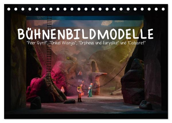 Produktbild: B&uuml;hnenbildmodelle (Tischkalender 2026 DIN A5 quer), CALVENDO Monatskalender