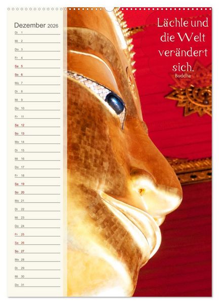 Produktbild: Tempelsch&auml;tze (Wandkalender 2026 DIN A2 hoch), CALVENDO Monatskalender