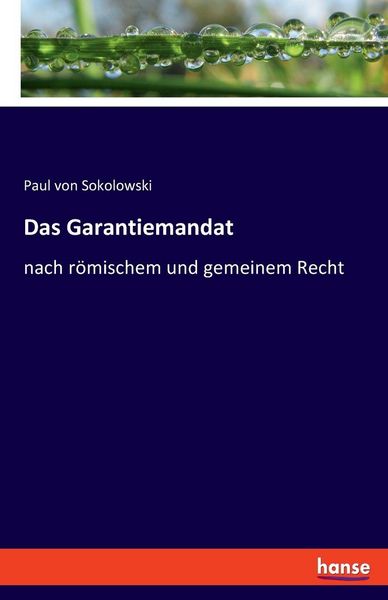 Produktbild: Das Garantiemandat