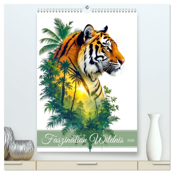 Produktbild: Im Bann der Wildnis (hochwertiger Premium Wandkalender 2026 DIN A2 hoch), Kunstdruck in Hochglanz