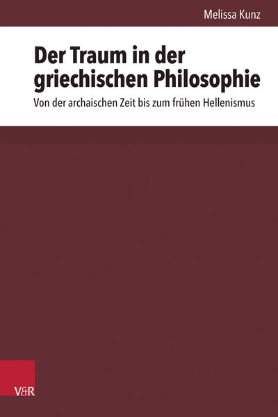 Produktbild: Der Traum in der griechischen Philosophie