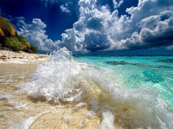 Produktbild: CALVENDO Puzzle Glasklares Wasser lockt | 1000 Teile Lege-Gr&ouml;&szlig;e 64x48cm Foto-Puzzle f&uuml;r gl&uuml;ckliche Stunden