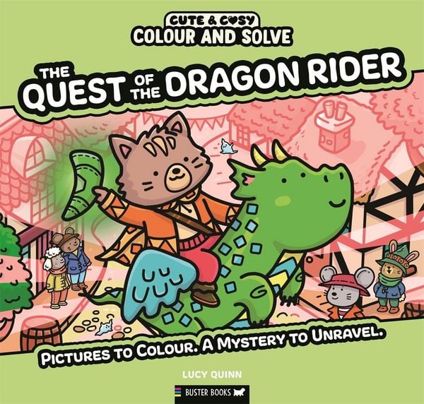 Produktbild: Colour and Solve: The Quest of the Dragon Rider