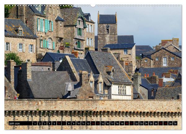 Produktbild: Mont Saint-Michel (Calendrier mural 2026 DIN A2 vertical) calendrier de bureau