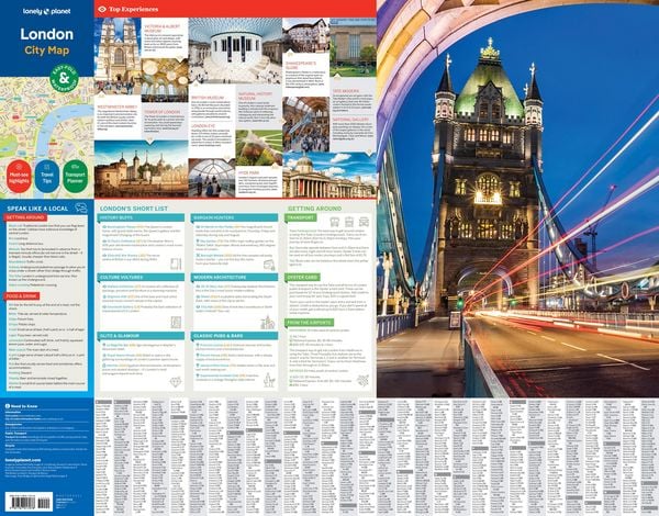 Produktbild: Lonely Planet London City Map