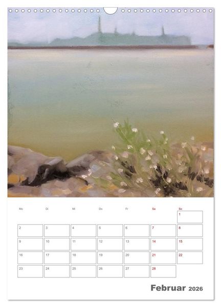 Produktbild: Malerisches Helgoland (Wandkalender 2026 DIN A3 hoch), CALVENDO Monatskalender