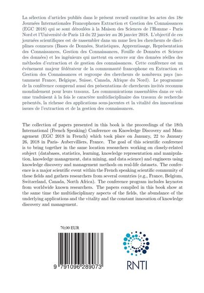 Produktbild: Extraction et Gestion des Connaissances