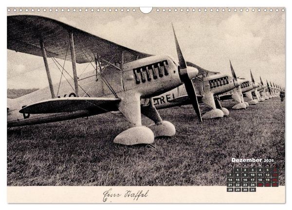 Produktbild: Doppeldecker entdeckt auf historischen Postkarten (Wandkalender 2026 DIN A3 quer), CALVENDO Monatskalender