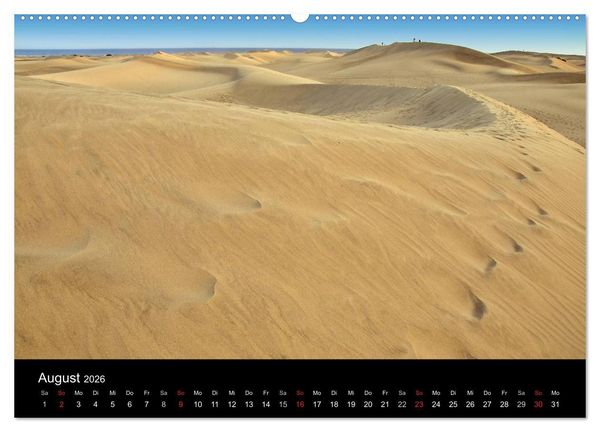 Produktbild: GRAN CANARIA/D&uuml;nen von Maspalomas (hochwertiger Premium Wandkalender 2026 DIN A2 quer), Kunstdruck in Hochglanz