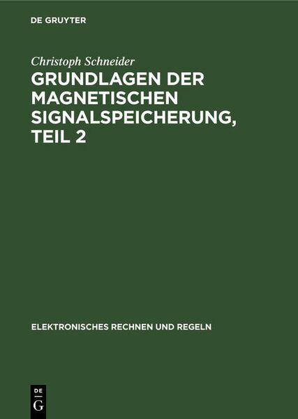 Produktbild: Magnetb&auml;nder und Grundlagen der Transportwerke