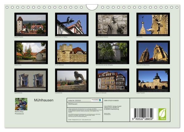 Produktbild: M&uuml;hlhausen (Wandkalender 2026 DIN A4 quer), CALVENDO Monatskalender