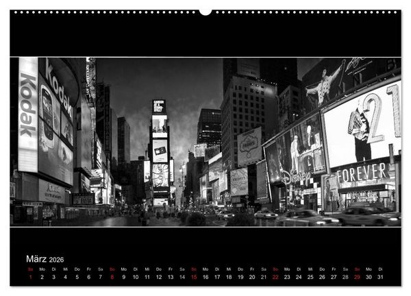 Produktbild: NEW YORK CITY H&ouml;hepunkte im Panoramaformat (Wandkalender 2026 DIN A2 quer), CALVENDO Monatskalender