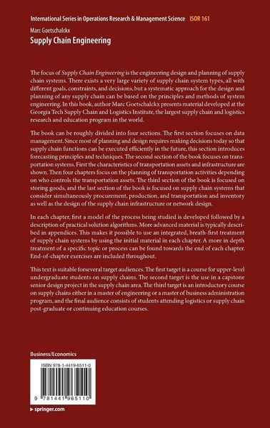 Produktbild: Supply Chain Engineering