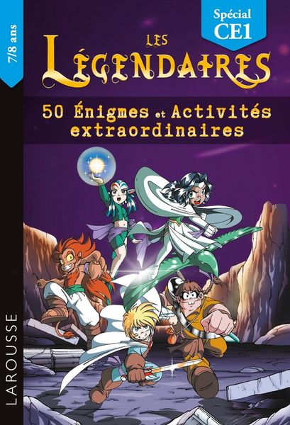 Produktbild: Les L&eacute;gendaires : 50 &eacute;nigmes et activit&eacute;s extraordinaires : CE1