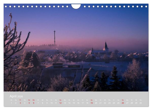 Produktbild: Winterberg - Stadtansichten (Wandkalender 2026 DIN A4 quer), CALVENDO Monatskalender