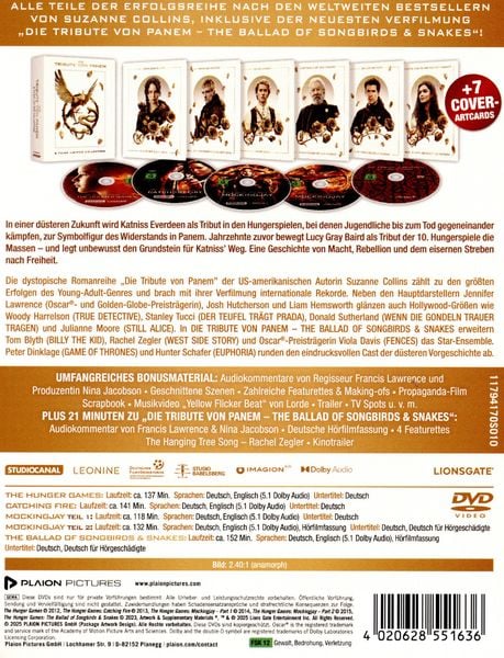 Produktbild: Die Tribute von Panem - 5 Filme Limited Collection [5 DVDs]