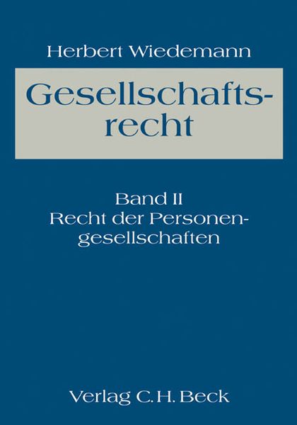 Produktbild: Gesellschaftsrecht Bd. 2: Recht der Personengesellschaften