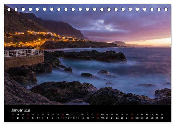 Produktbild: Teneriffa (Tischkalender 2026 DIN A5 quer), CALVENDO Monatskalender