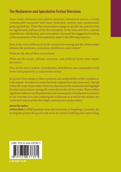 Produktbild: The Mediaverse and Speculative Fiction Television