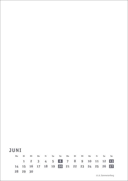 Produktbild: Premium-Bastelkalender wei&szlig; A4 2027