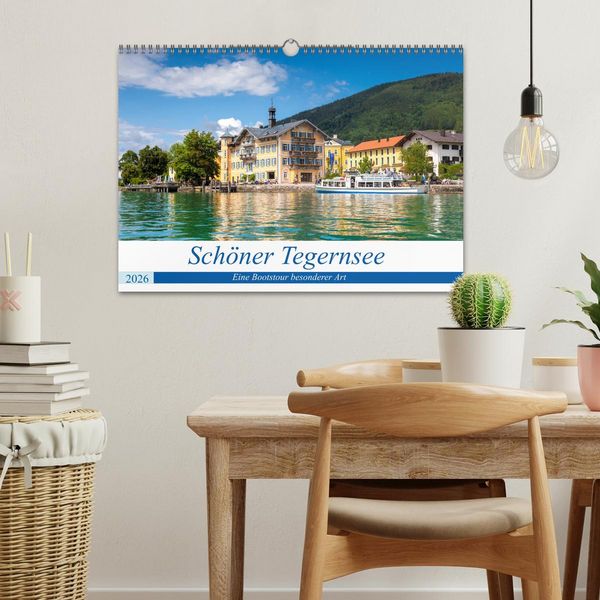 Produktbild: Sch&ouml;ner Tegernsee (Wandkalender 2026 DIN A3 quer), CALVENDO Monatskalender
